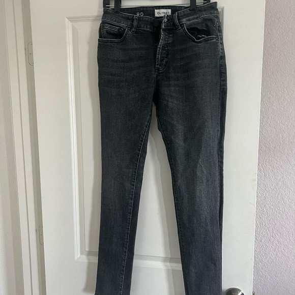 DL1961 Men's Cooper Relaxed Smoke Gray Skinny Fit Jean 32 - Picture 1 of 4